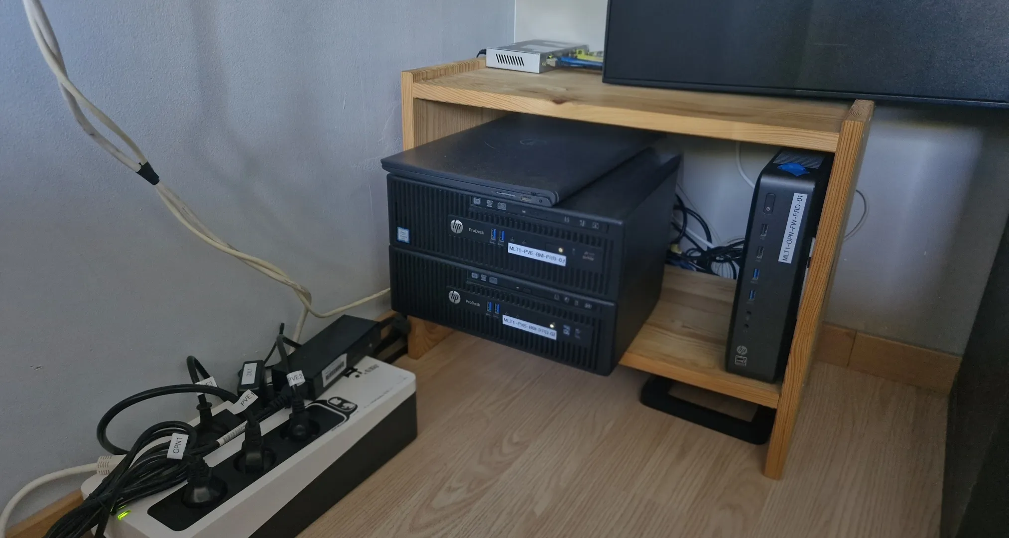 Photographie du Homelab